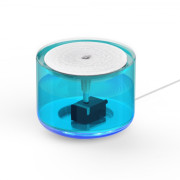 Miiibo Drink Mini 離子無線寵物飲水機 1.7L *透明藍* 【一年保養】