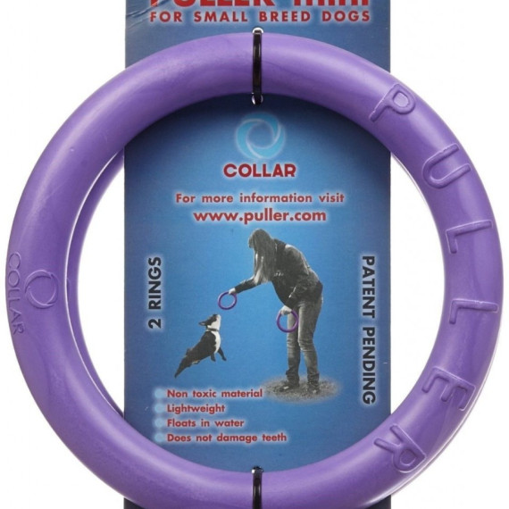 Puller Interactive Dog Toy Rings Training Device 10" large Collar