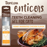Tropiclean [EN4559] Enticers天然口腔護理 - 蜜餞雞肉味潔齒凝露(貓咪專用) 2oz