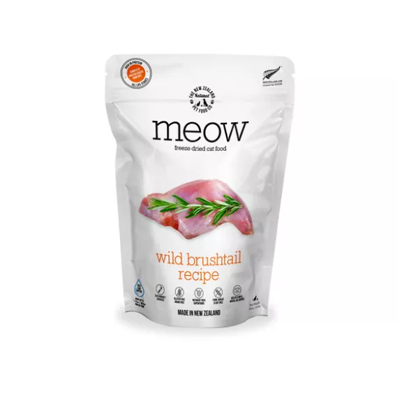 MEOW - Brushtail Recipe 紐西蘭 低溫凍乾*野生貂鼠肉* 貓糧 280g [NZ-MFD280WB]