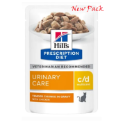 Hills 希爾思 - c/d 獸醫雞肉配方 貓濕包85g x 12包 原盒優惠 [11032AN]