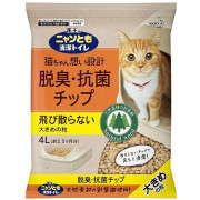 日本花王Kao 脫臭抗菌滲透式木貓砂 (大粒- 雙層貓砂盆專用) 4.4L