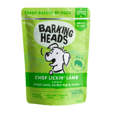 Barking Heads [BHWL] - 無穀物Chop Lickin Lamb (羊肉) 主食濕包 300g