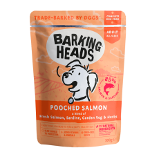 Barking Heads [BHWS] - 無穀物Pooched Salmon (三文魚) 主食濕包 300g
