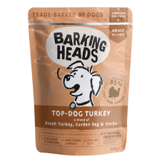 Barking Heads [BHWT] - 無穀物TOP-DOG TURKEY (火雞肉)主食濕包 300g