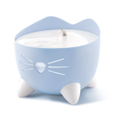 Catit Pixi 噴泉式貓貓飲水機 (粉藍) [43717]