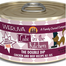 Weruva Cats in the Kitchen 罐裝系列 The Double Dip 走地雞+牛肉 美味肉汁 90g