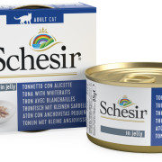 SchesiR 主食罐系列  [SCH164148] 啫喱(in jelly) 吞拿+白飯魚貓罐頭 85g (4014) 新舊包裝隨機發貨