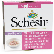 SchesiR 主食罐系列  [SCH164803] 水煮(in cooking water) 雞+吞拿飯 貓罐頭 85g (4080)