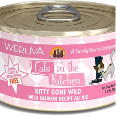 Weruva Cats in the Kitchen 罐裝系列 Kitty Gone Wild 野生三文魚 美味肉汁 90g