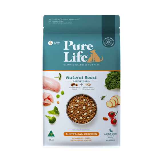 Pure Life 純粹。生活 - 成犬用 澳洲雞肉 狗乾糧 8kg [PL-02029]