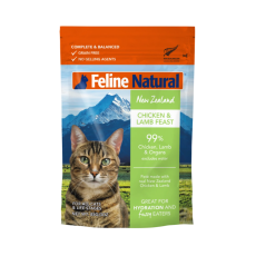 F9 Feline Natural [F9-P-CL85] 雞肉及羊肉 貓軟包(Pouch) 85g (綠) | 袋裝濕糧