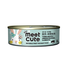 台灣 MeetCute 遇可愛 [MQ-B03] 鮪魚+綠唇貽貝 高湯主食罐 80g (MQ-CB0103)