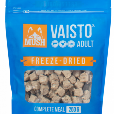 MUSH - VAISTO 原始系列 凍乾狗糧 *牛+火雞+三文魚*配方 250g (藍)
