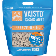 MUSH - VAISTO 原始系列 凍乾狗糧 *牛+火雞+三文魚*配方 800g (藍)