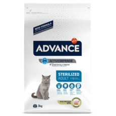 Advance - 日常護理系列 絕育成貓糧 3kg (適合年齡1-10歲) [577311]