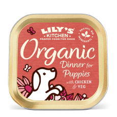 Lily's Kitchen - 有機幼犬雞肉特餐 狗罐頭150g [DP1]