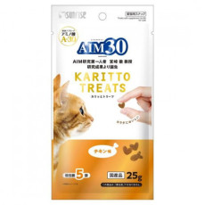 SUNRISE AIM30 日本保健貓小食 KARITTO TREATS チキン味 雞肉味 5G X 5 獨立包裝 (SAI-023)