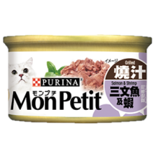 MonPetit 喜躍 至尊系列 精選燒汁三文魚及蝦 85g [12551414]