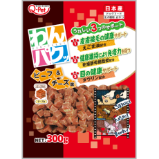 九州pet food WanPaku [KQ786] - 牛肉芝士方塊小粒 300g