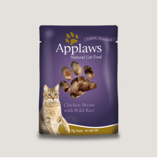 Applaws [8007] -  雞胸 & 野米 貓濕包(Pouch) 70g (紫)