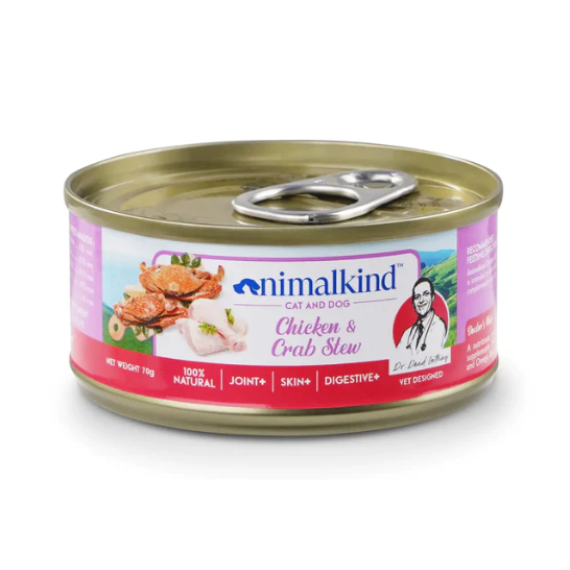 Animalkind 雞肉和蟹肉 海陸盛宴 貓狗共用罐頭 70g