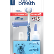 Tropiclean [PR3958] 專業護理系列 fresh breath 獸醫強效全方位護理套裝 (含潔齒凝露，濃縮點滴，牙刷，指套)