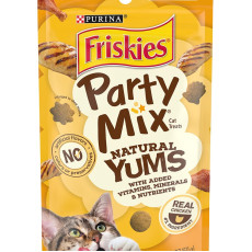 Friskies 喜躍 Party Mix 天然貓小食雞肉 Natural Yums Chicken 2.1oz [12382170]