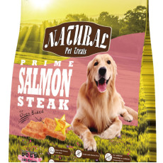 [NUNAVUTO] Natural 優質烘培肉乾 全犬用 - 三文魚味 100g [NT204479] (粉)