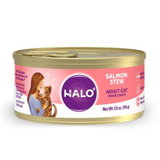 Halo - 無穀 三文魚燉肉配方 Salmon Stew 貓罐頭 5.5oz [40081]
