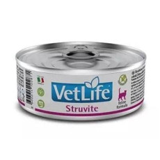 Farmina Vet Life Cat Struvite 貓專用尿石管理配方濕糧 85G x 12罐 (原箱出貨)