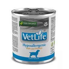 Farmina Vet Life Hypoallergenic Fish & Potato 犬專用低敏配方 薯仔魚濕糧 300G x 6罐 (原箱出貨)