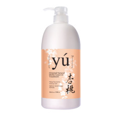 YU東方森草 [YU YU-046] 杏桃免沖水順髮乳專業桶 1100ml | 大支