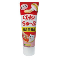 CIAO - CS-155  吞拿魚味綜合營養食醬 80g (牙膏裝) (粉標)