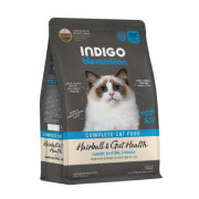 Indigo 天然有機去毛球及益生菌腸道保護配方 貓乾糧 2kg [ICH-S] (黑底藍)