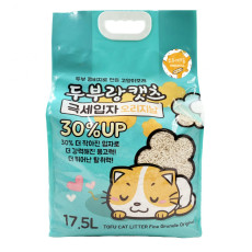 韓國 豆腐與貓 [001568] - 極幼條(1.5mm)豆腐貓砂 - 原味 17.5L 新包裝