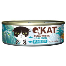 O'kat 美喵人生 [OK61] 無膠主食罐 鮪魚佐鮭魚 80g