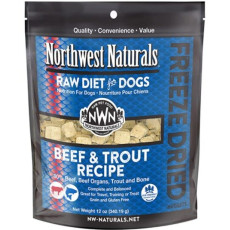 Northwest Naturals™ NWFDBFTR 無穀物脫水狗糧 – 牛+鱒魚 340g