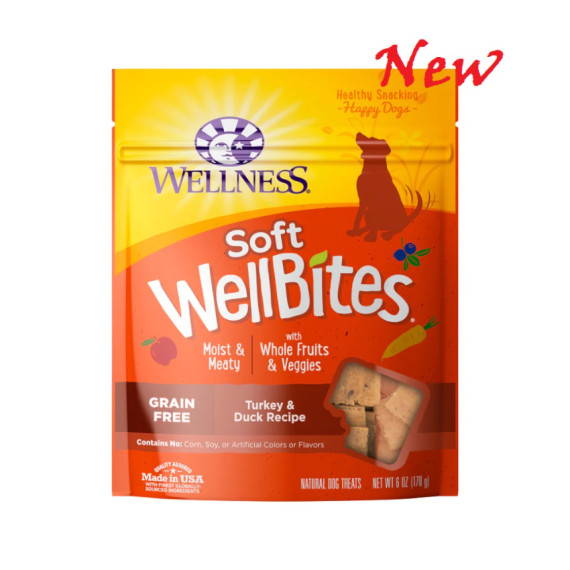 Wellness 89166 WellBites 火雞鴨肉嚼片 6oz