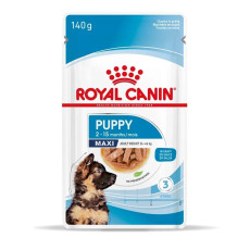 Royal Canin 健康營養系列 - 大型幼犬營養主食濕糧（肉汁）*Maxi Puppy (Gravy)* 140g x 10包原裝同款優惠 [3077000]