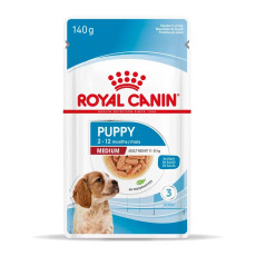 Royal Canin 健康營養系列 - 中型幼犬營養主食濕糧（肉汁）*Medium Puppy (Gravy)* 140g x 12包原裝同款優惠 [2700500]