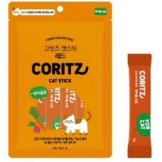 韓國Coritz [CCS01] 保健貓啫喱 *去毛球配方* 紅蘿蔔口味 (10g × 6支)