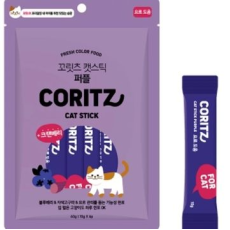 韓國Coritz [CCS04] 保健貓啫喱 *泌尿系統配方* 藍莓口味 (10g × 6支)