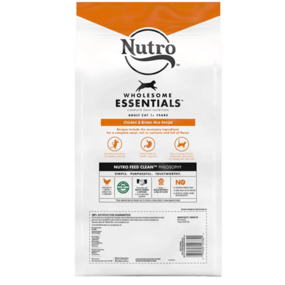 NUTRO 全護營養系列 10274221 成貓配方(農場鮮雞+糙米) 5 lb