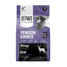 Kiwi Kitchens - 凍乾全貓糧 – 原野鹿肉  285g (紫色)