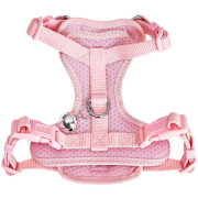 美國blueberrypet - 反光貓背帶和牽引繩套裝 (BB粉 Baby Pink)