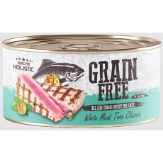 Absolute Holistic Grain Free (Cats) White Meat Tuna Classic 無穀物肉汁貓罐頭 (原味白肉吞拿魚) 80g [AH-3894]