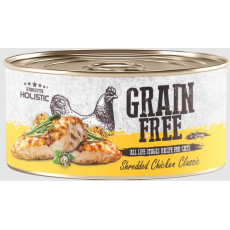 Absolute Holistic Grain Free (Cats) Shredded Chicken 無穀物肉汁貓罐頭 (無穀經典雞肉) 80g [AH-3948]