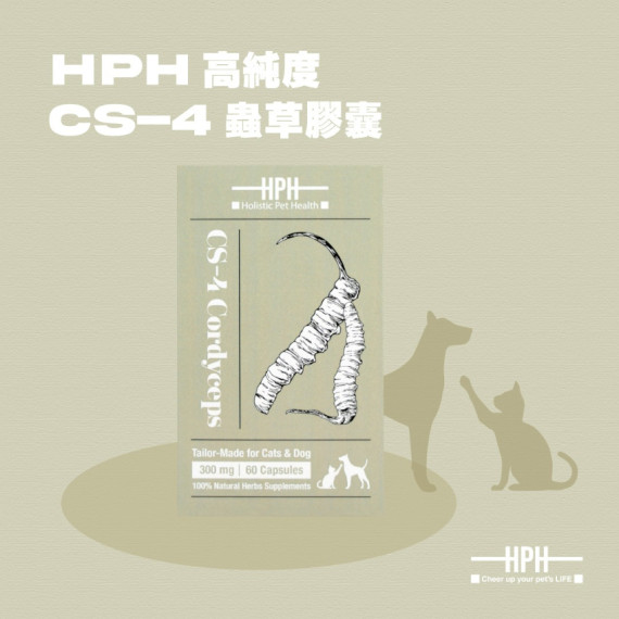 HPH [H-1904] 高純度 CS-4 蟲草膠囊 30粒