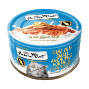 Fussie Cat Tuna with Small Anchovies 極品吞拿魚 + 小鯷魚山羊奶湯汁主食罐 70g [FUM-SLC]